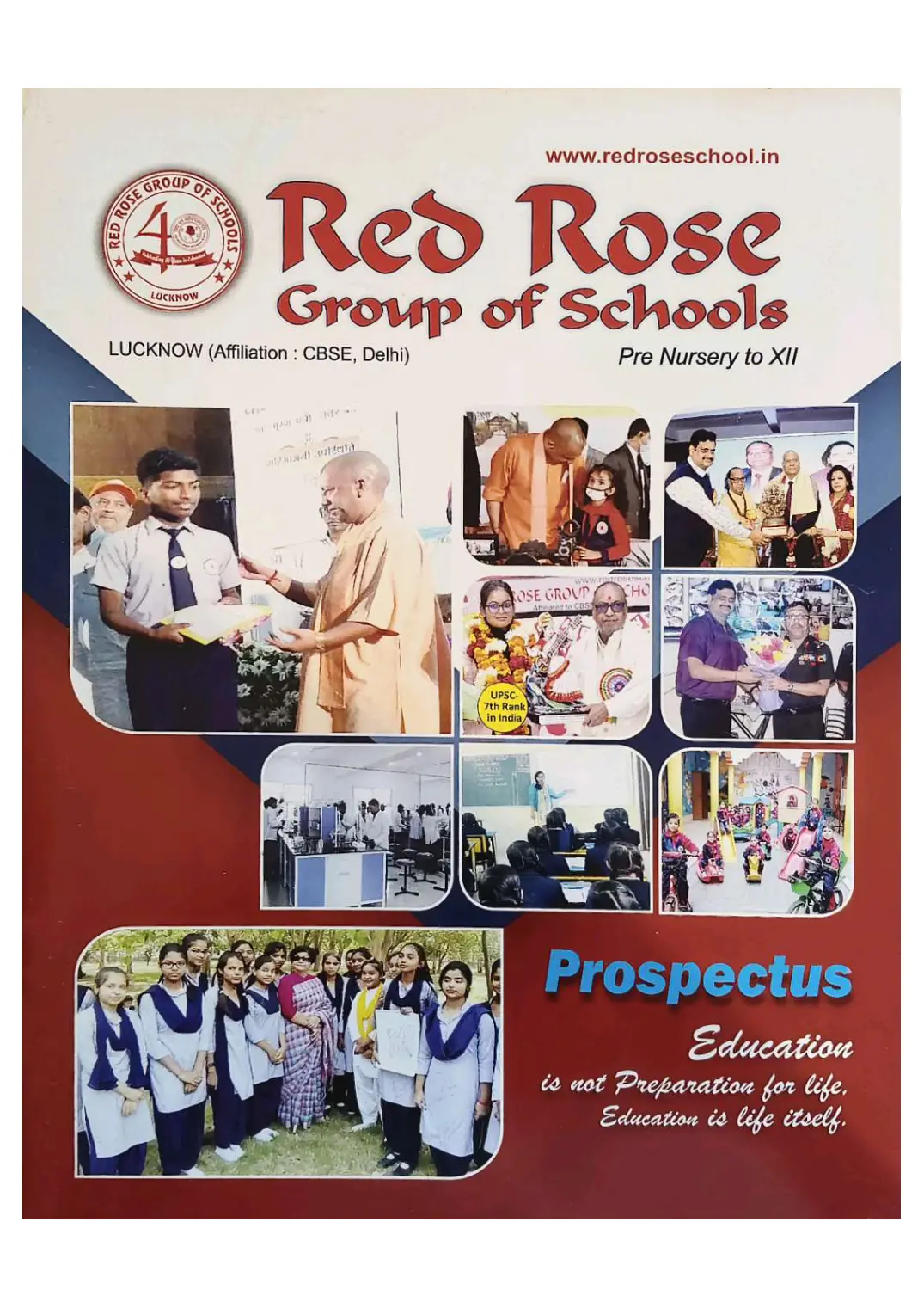 Red Rose Group of Schools Prospectus cover